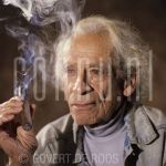 31-10-1990 Sam Fuller at studio in Amsterdam

[keywords]Headshot, smoking[/keywords]